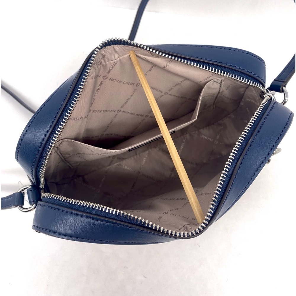 Michael Kors Large EW Zip Chain Crossbody Bag Admiral - Picture 7 of 15